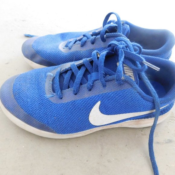 NIKE SNEAKERS BLUE/WHITE BIG BOYS SZ 6Y - Picture 2 of 3